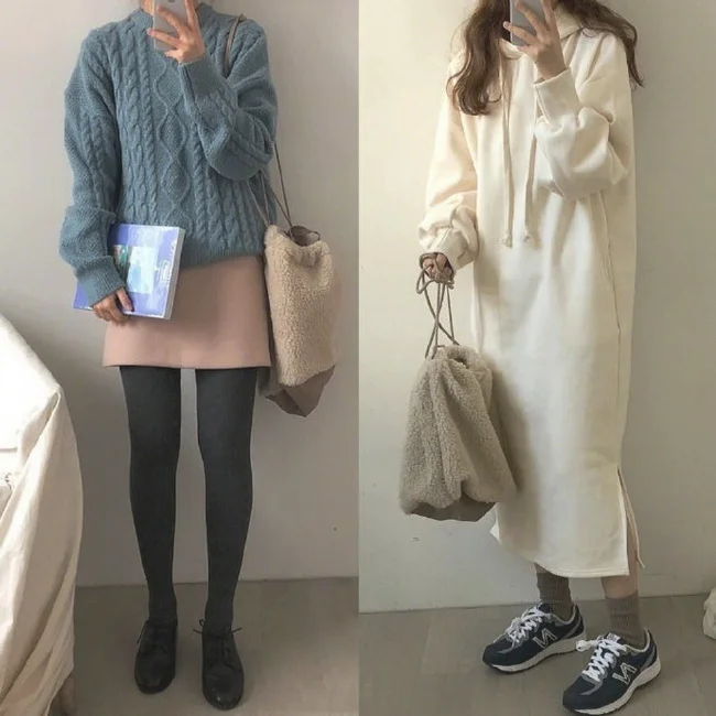 小个子女生轻松驾驭，2021冬日舒适气质穿搭