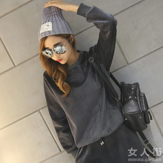 女生的潮范卫衣,冬日穿搭还得靠它