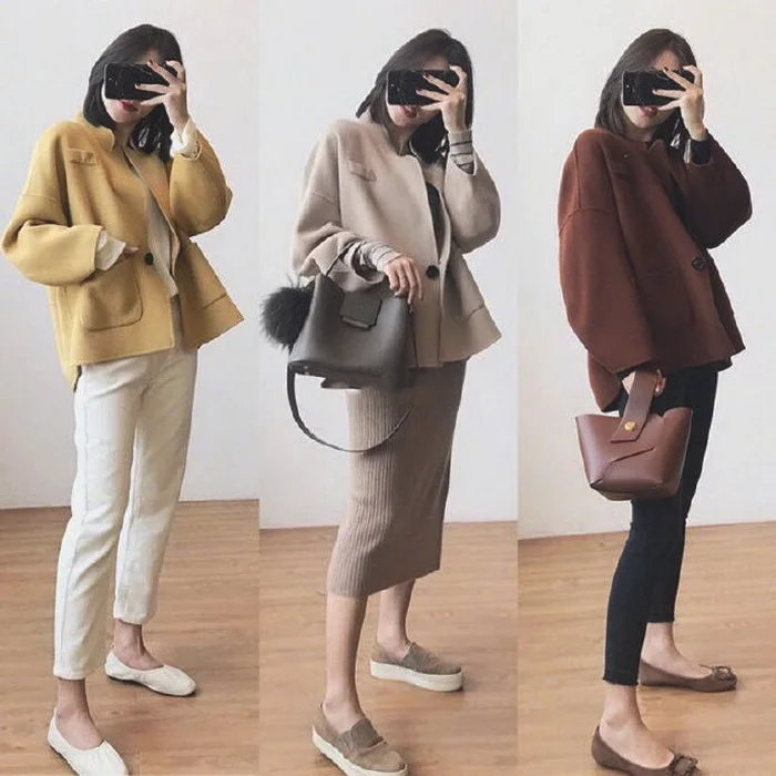 27套秋冬简约无脑穿搭,时髦又显气质