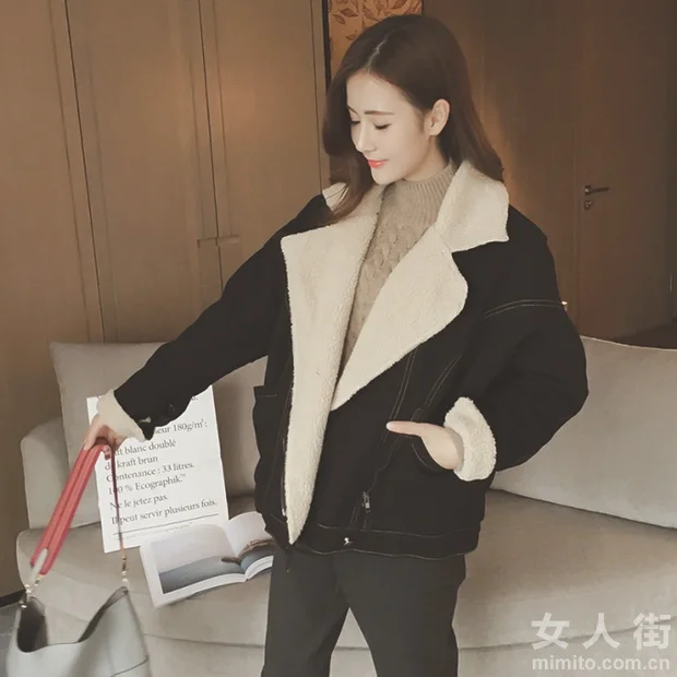 牛仔外套又红了，冬天这么穿太chic！