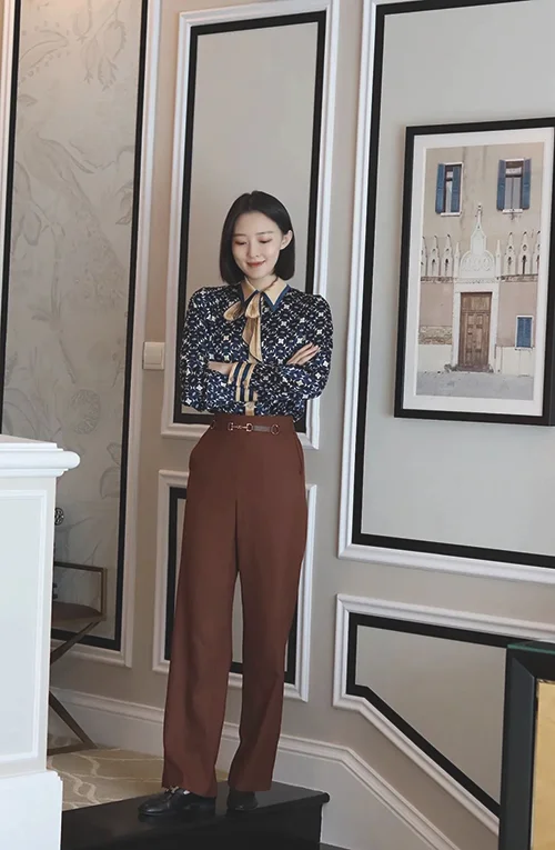 LAI睐女装 湛蓝格调 这是能说的蓝吗