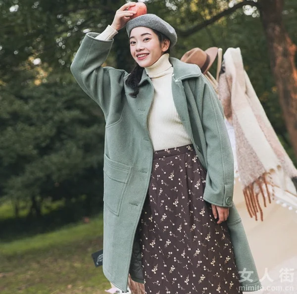 文艺复古的大衣，才是女神最爱的范儿