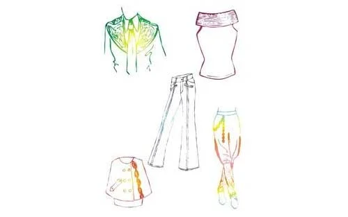 怎么学画服装设计图_服装设计中的褶子怎么画