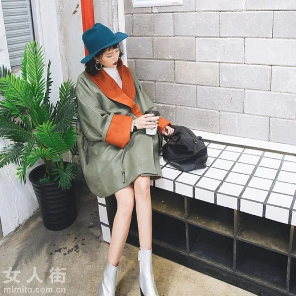 系带款大衣不臃肿 冬天也有小蛮腰