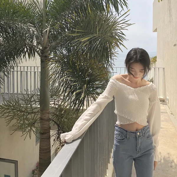 迷人一字肩，做个撩人Sexy Girl