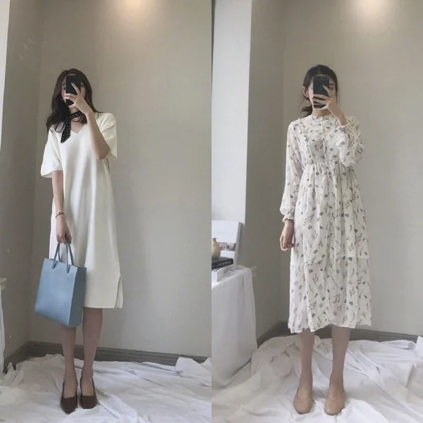 早秋气质女生的通勤风穿搭示范