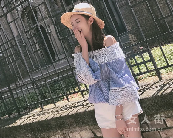 夏日必备一字领，秀出你的小香肩