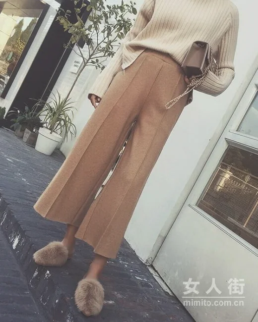 妹子们都爱！那些自带瘦腿效果的裤子