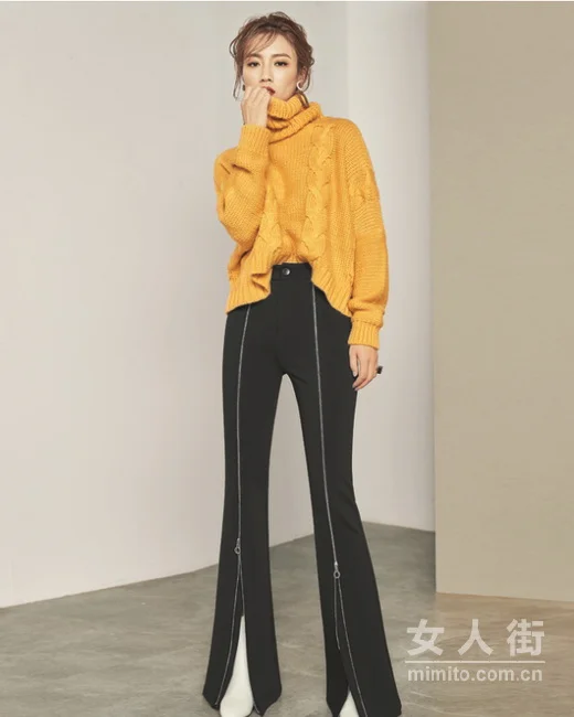 女人潮流裤子穿搭，秒变时髦大长腿