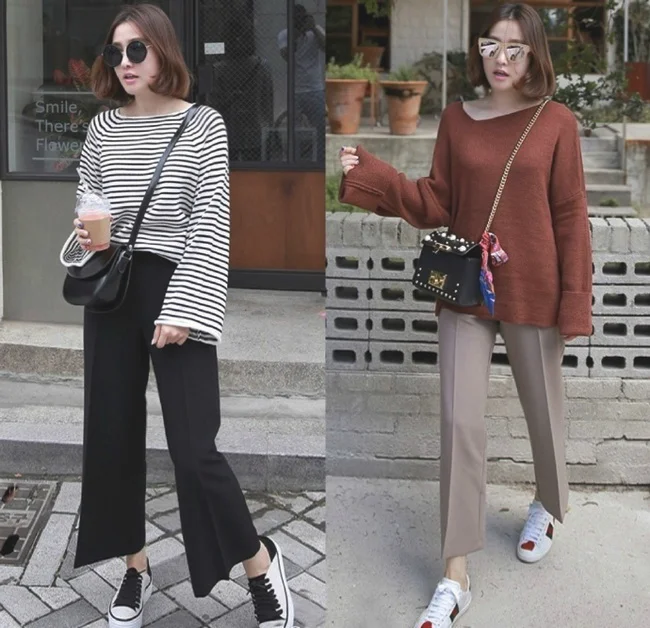 2019潮流女生气质裤装搭配