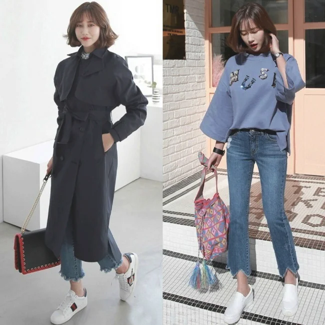 2019潮流女生气质裤装搭配