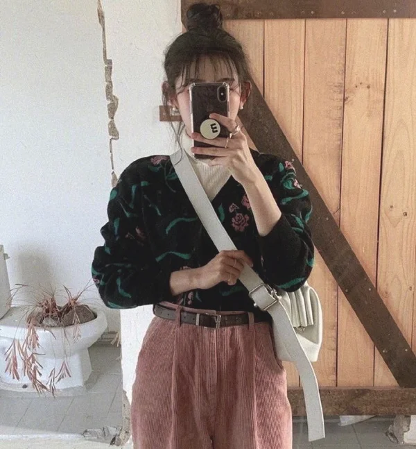 小个子女生的甜美复古色彩感穿搭合集