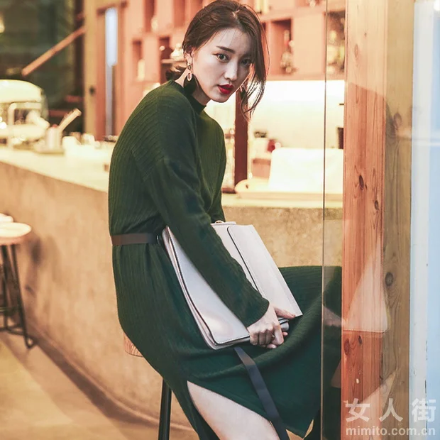 连衣裙选得好，一个冬天都不用穿长裤