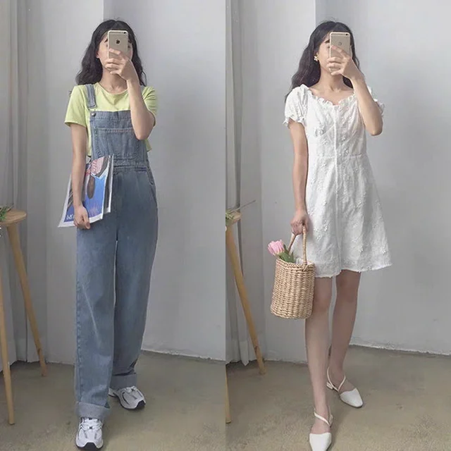 简单柔美夏日女生穿搭，18套休闲气质搭配集