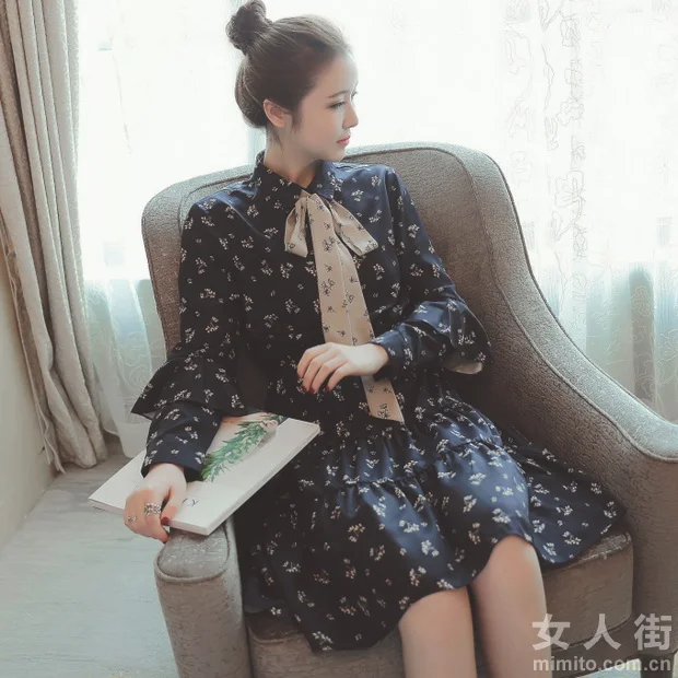 连衣裙选得好，一个冬天都不用穿长裤