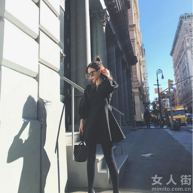 连衣裙选得好，一个冬天都不用穿长裤