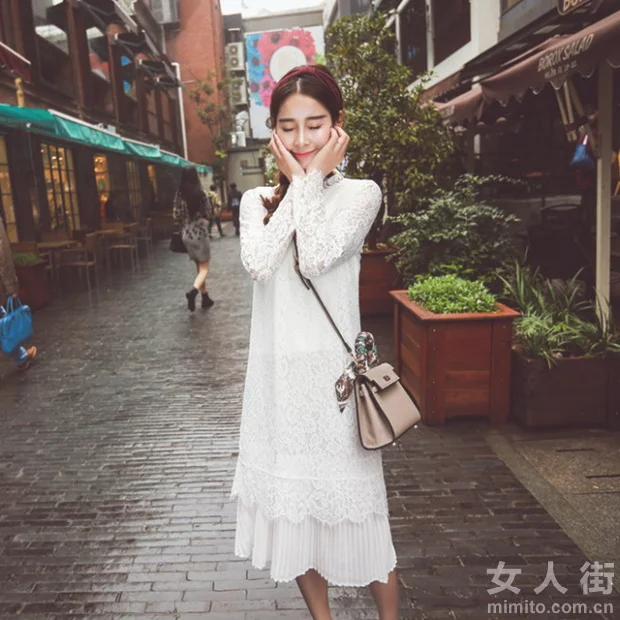 连衣裙选得好，一个冬天都不用穿长裤