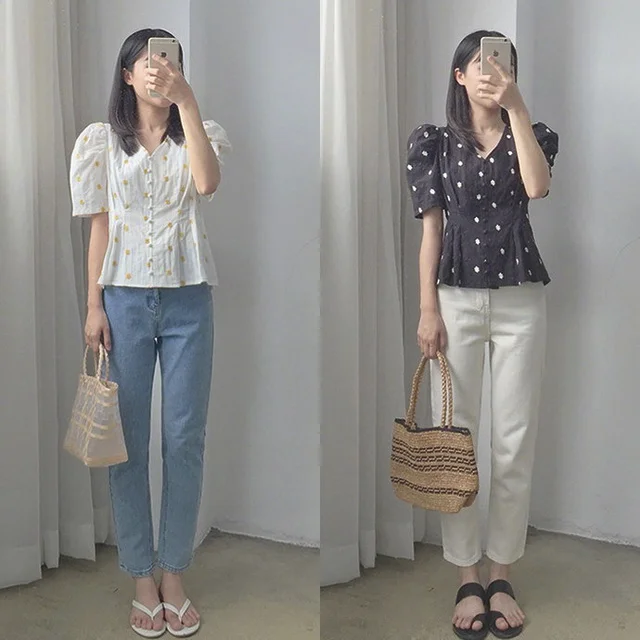 简单柔美夏日女生穿搭，18套休闲气质搭配集