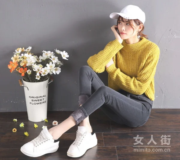 四季标配牛仔裤，冬天也能美美哒
