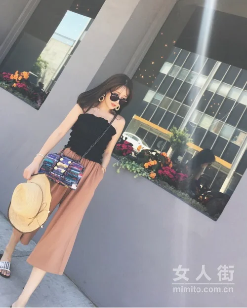 经典阔腿裤，轻松hold住肉肉腿