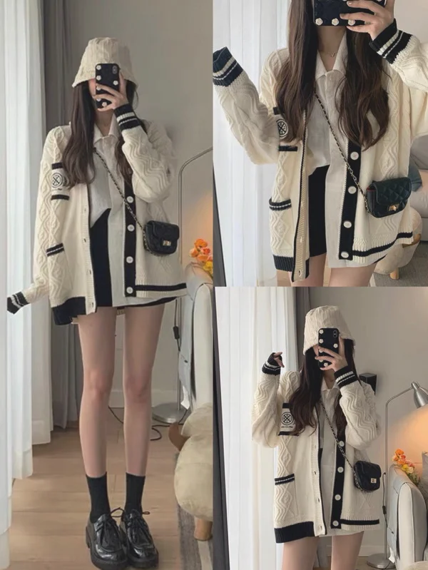 2021秋季气质百搭外套+毛衣搭配分享