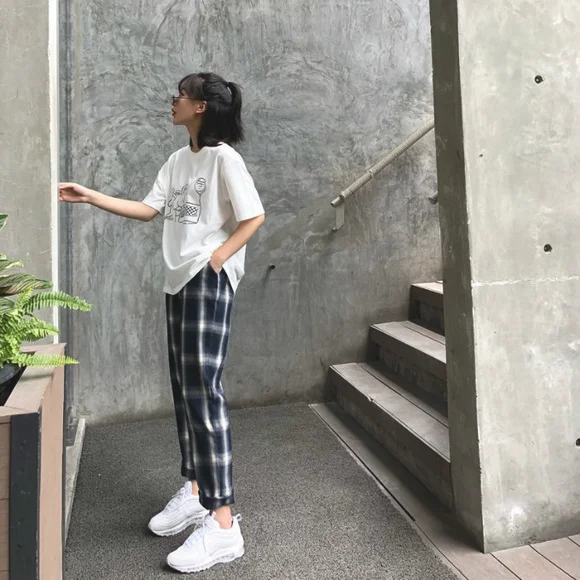 夏日阔腿裤示范，今夏穿搭逆袭攻略
