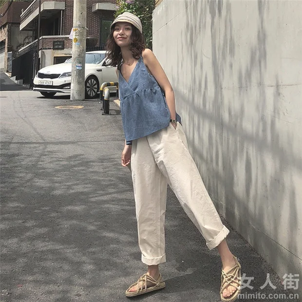 宽松舒适的阔腿裤，告别闷热与束缚