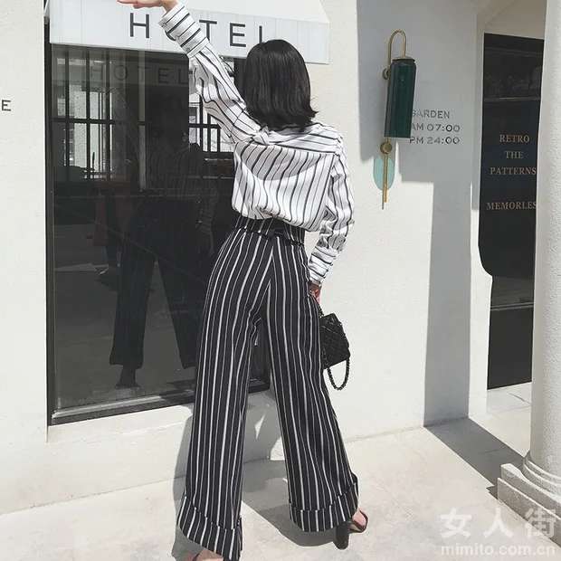 Chic风阔腿裤搭配示范，给你满格高级感