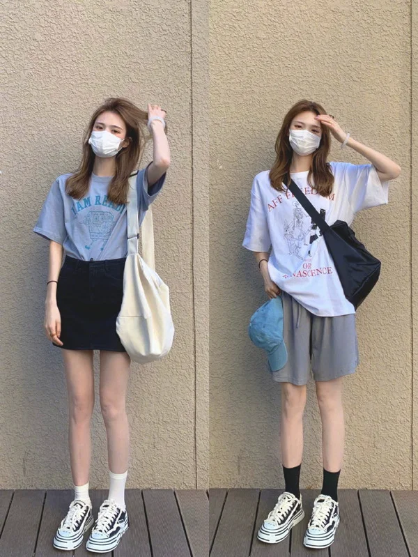 2020最新,简约舒适韩系夏日穿搭示范