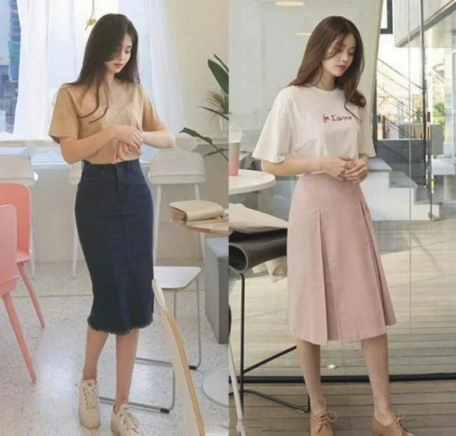 随性休闲又兼具淑女范的日常穿搭