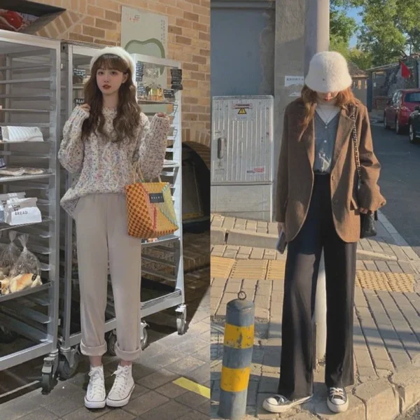 00后美少女可盐可甜的秋冬日常穿搭
