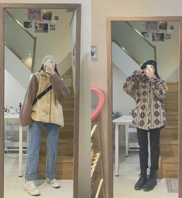 00后女生冬季穿搭，日常超实用基础款示范