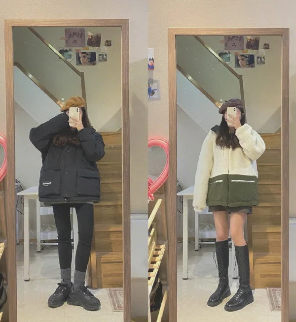 00后女生冬季穿搭，日常超实用基础款示范