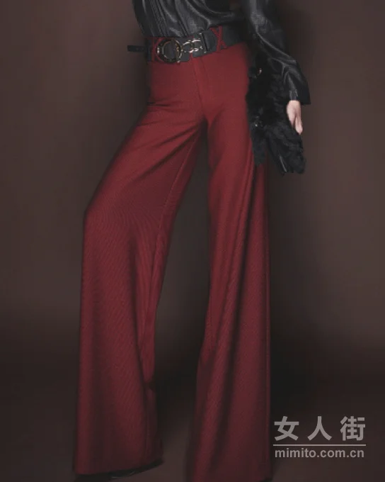 热度不减的阔腿裤，上身秒变大长腿