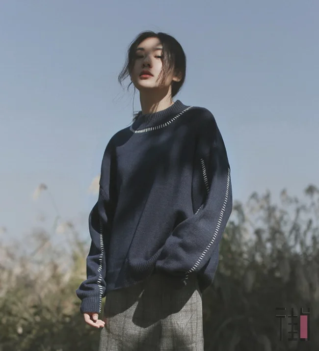 秋季毛衣搭配示范，做最美的自己