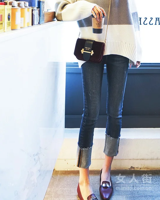 牛仔控女生春季的正确穿搭示范