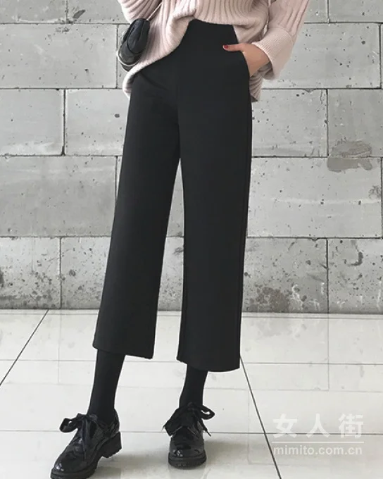 热度不减的阔腿裤，上身秒变大长腿