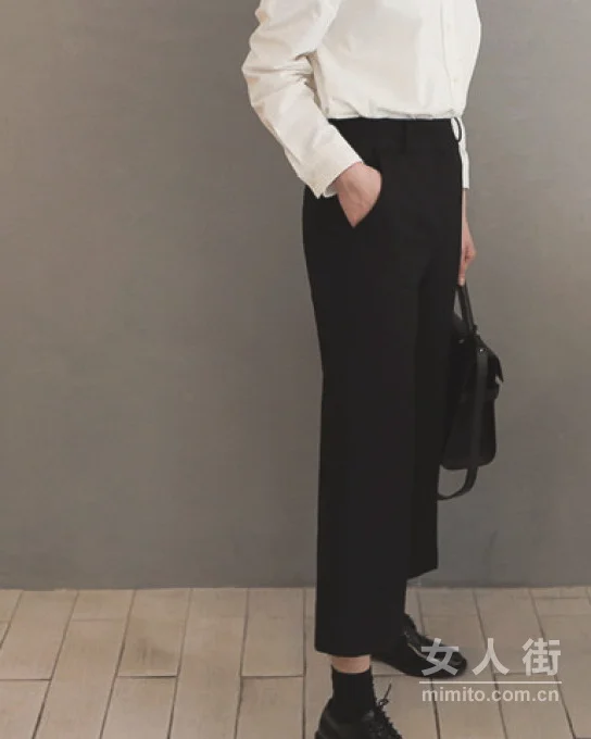 热度不减的阔腿裤，上身秒变大长腿