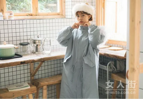 超大毛领时尚搭配,应对冷空气降温天