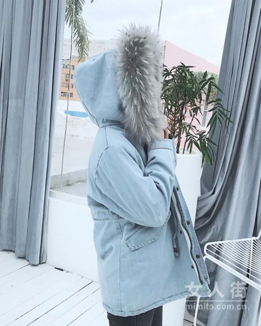 超大毛领时尚搭配,应对冷空气降温天