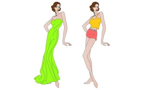 怎样自学服装设计绘画_如何掌握服装画技巧