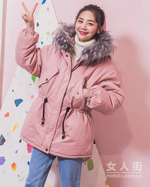 超大毛领时尚搭配,应对冷空气降温天