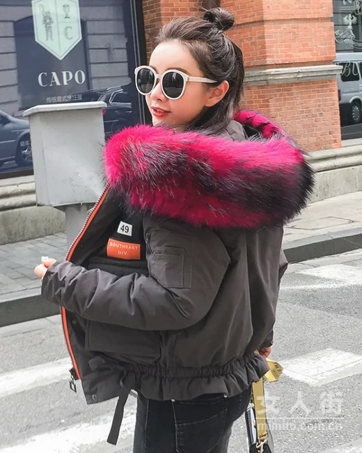 超大毛领时尚搭配,应对冷空气降温天