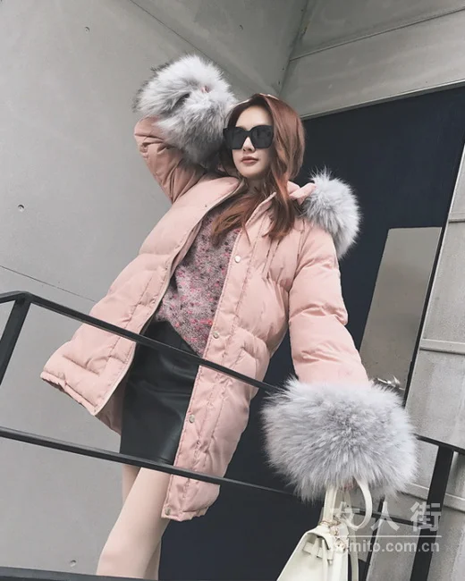 超大毛领时尚搭配,应对冷空气降温天