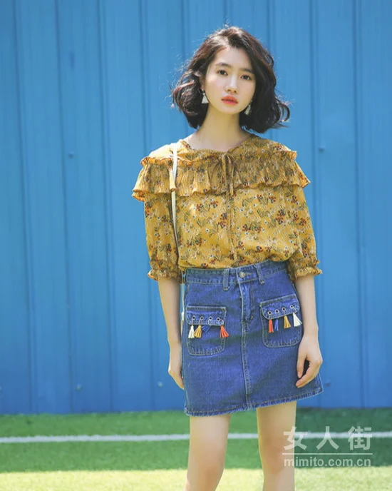 大腿粗没得穿？牛仔裙让你变瘦变美