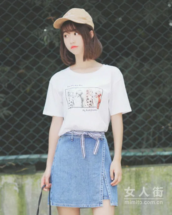 大腿粗没得穿？牛仔裙让你变瘦变美