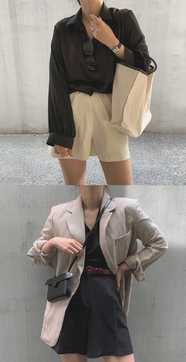 30岁女人早秋通勤穿搭，高级感气质满满