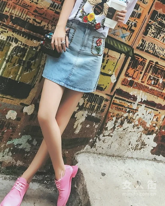 活力牛仔裙，唤醒夏日小清醒