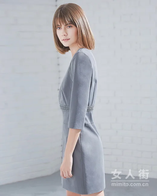 飘逸连衣裙，秋高气爽之感扑面而来