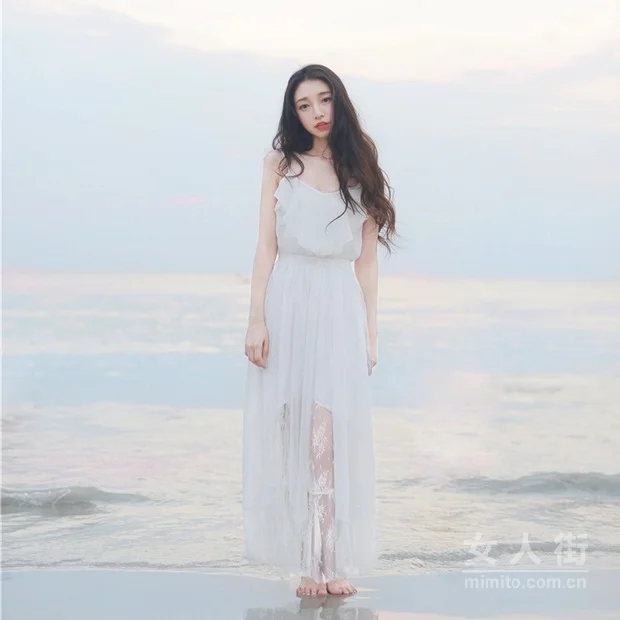 文艺少女气质搭配,棉麻带来森女情怀